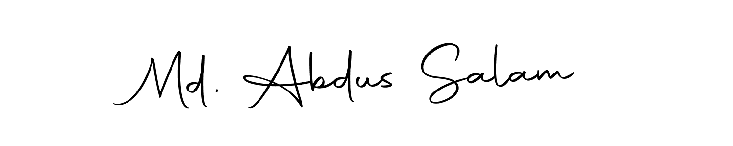 Similarly Autography-DOLnW is the best handwritten signature design. Signature creator online .You can use it as an online autograph creator for name Md. Abdus Salam. Md. Abdus Salam signature style 10 images and pictures png