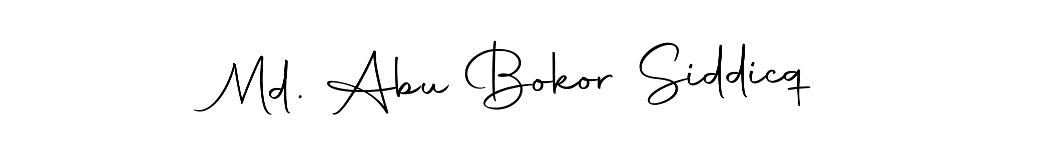 Also You can easily find your signature by using the search form. We will create Md. Abu Bokor Siddicq name handwritten signature images for you free of cost using Autography-DOLnW sign style. Md. Abu Bokor Siddicq signature style 10 images and pictures png