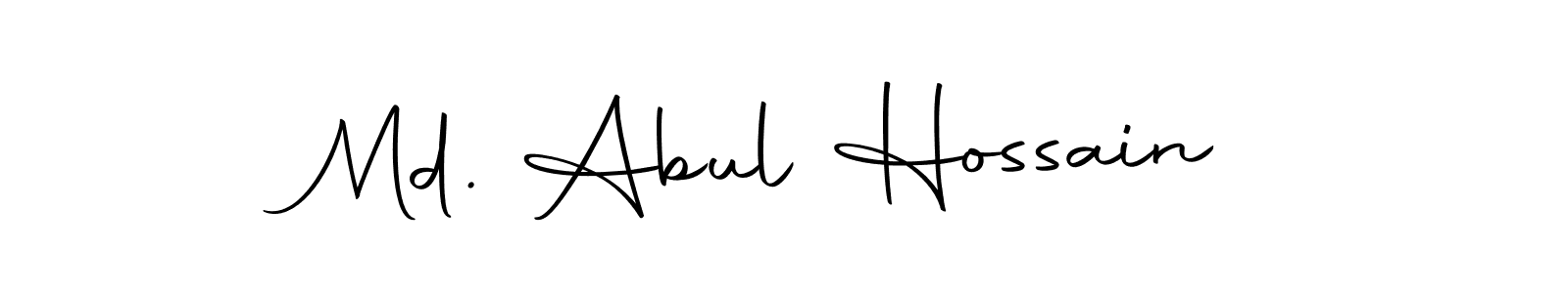 Design your own signature with our free online signature maker. With this signature software, you can create a handwritten (Autography-DOLnW) signature for name Md. Abul Hossain. Md. Abul Hossain signature style 10 images and pictures png