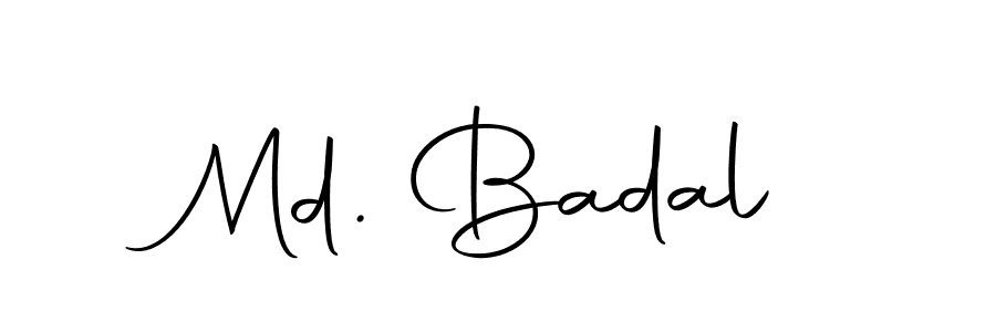 Use a signature maker to create a handwritten signature online. With this signature software, you can design (Autography-DOLnW) your own signature for name Md. Badal. Md. Badal signature style 10 images and pictures png