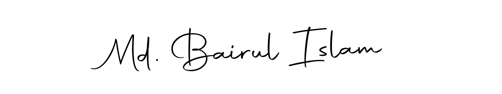 Make a beautiful signature design for name Md. Bairul Islam. With this signature (Autography-DOLnW) style, you can create a handwritten signature for free. Md. Bairul Islam signature style 10 images and pictures png