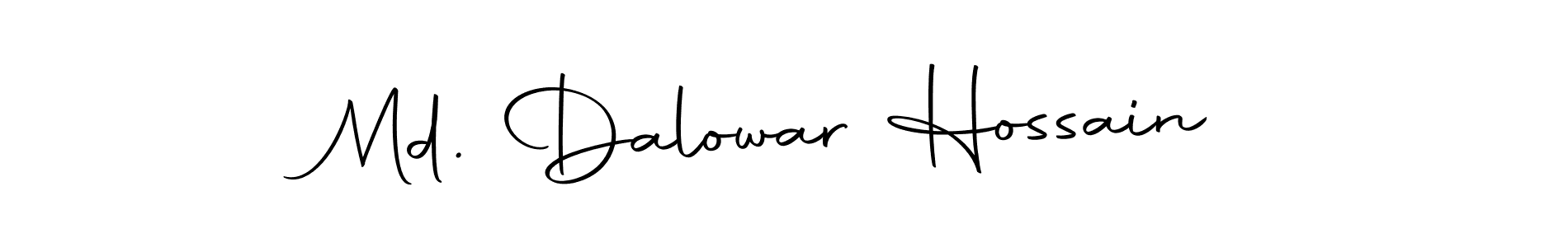 How to make Md. Dalowar Hossain name signature. Use Autography-DOLnW style for creating short signs online. This is the latest handwritten sign. Md. Dalowar Hossain signature style 10 images and pictures png