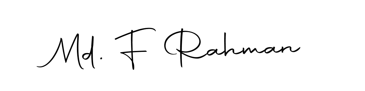 Autography-DOLnW is a professional signature style that is perfect for those who want to add a touch of class to their signature. It is also a great choice for those who want to make their signature more unique. Get Md. F Rahman name to fancy signature for free. Md. F Rahman signature style 10 images and pictures png