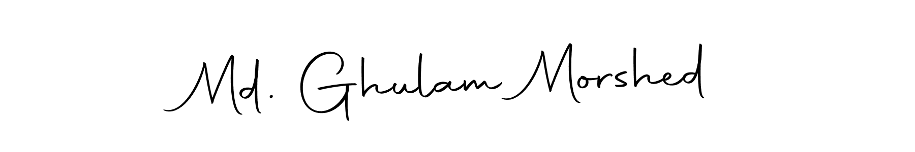 You should practise on your own different ways (Autography-DOLnW) to write your name (Md. Ghulam Morshed) in signature. don't let someone else do it for you. Md. Ghulam Morshed signature style 10 images and pictures png