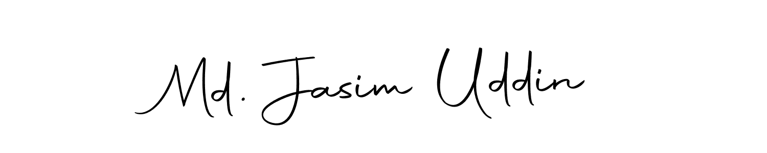 How to make Md. Jasim Uddin name signature. Use Autography-DOLnW style for creating short signs online. This is the latest handwritten sign. Md. Jasim Uddin signature style 10 images and pictures png