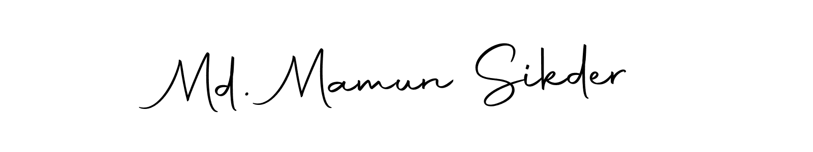 It looks lik you need a new signature style for name Md. Mamun Sikder. Design unique handwritten (Autography-DOLnW) signature with our free signature maker in just a few clicks. Md. Mamun Sikder signature style 10 images and pictures png