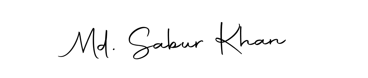 Use a signature maker to create a handwritten signature online. With this signature software, you can design (Autography-DOLnW) your own signature for name Md. Sabur Khan. Md. Sabur Khan signature style 10 images and pictures png