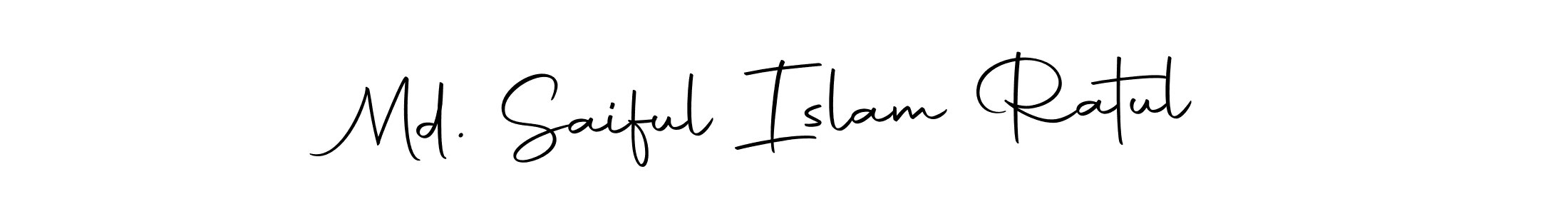 Create a beautiful signature design for name Md. Saiful Islam Ratul. With this signature (Autography-DOLnW) fonts, you can make a handwritten signature for free. Md. Saiful Islam Ratul signature style 10 images and pictures png