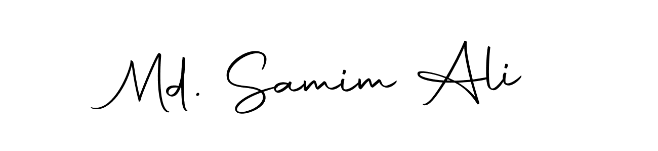 Use a signature maker to create a handwritten signature online. With this signature software, you can design (Autography-DOLnW) your own signature for name Md. Samim Ali. Md. Samim Ali signature style 10 images and pictures png