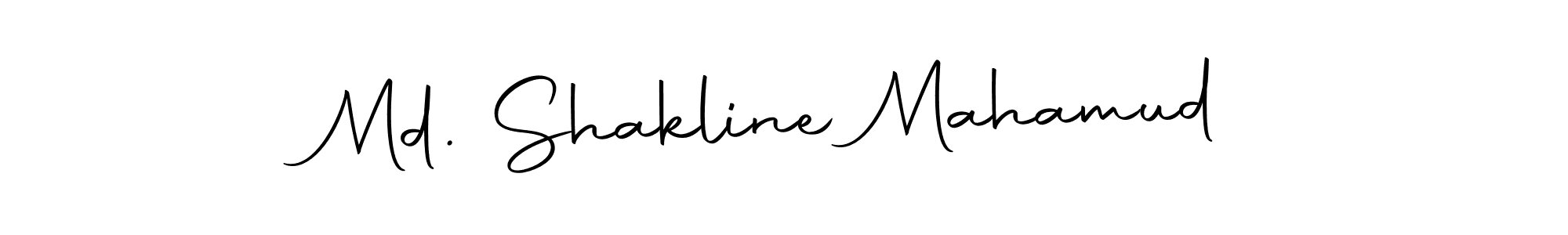 Md. Shakline Mahamud stylish signature style. Best Handwritten Sign (Autography-DOLnW) for my name. Handwritten Signature Collection Ideas for my name Md. Shakline Mahamud. Md. Shakline Mahamud signature style 10 images and pictures png