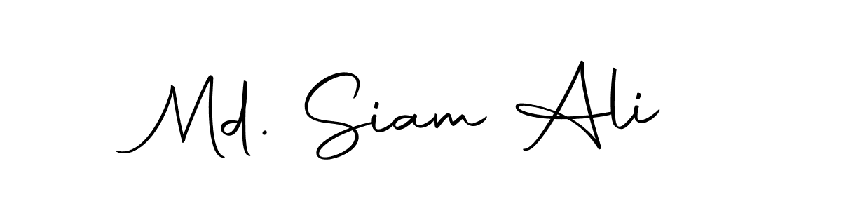 How to make Md. Siam Ali signature? Autography-DOLnW is a professional autograph style. Create handwritten signature for Md. Siam Ali name. Md. Siam Ali signature style 10 images and pictures png