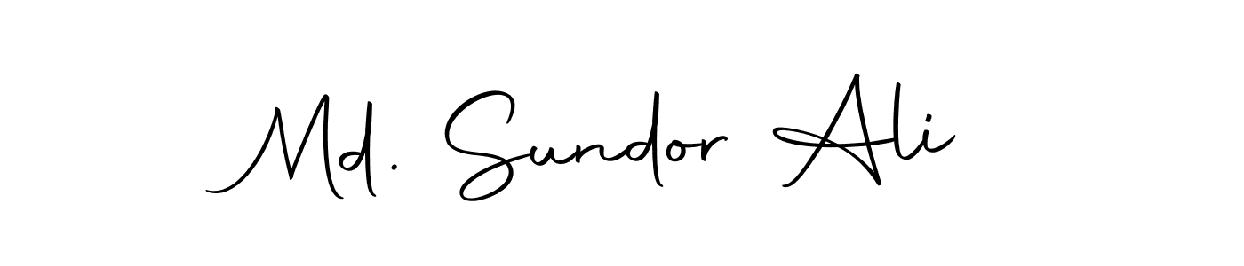 Make a beautiful signature design for name Md. Sundor Ali. With this signature (Autography-DOLnW) style, you can create a handwritten signature for free. Md. Sundor Ali signature style 10 images and pictures png