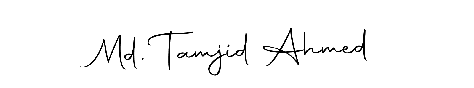 It looks lik you need a new signature style for name Md. Tamjid Ahmed. Design unique handwritten (Autography-DOLnW) signature with our free signature maker in just a few clicks. Md. Tamjid Ahmed signature style 10 images and pictures png