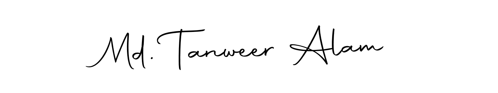 How to make Md. Tanweer Alam signature? Autography-DOLnW is a professional autograph style. Create handwritten signature for Md. Tanweer Alam name. Md. Tanweer Alam signature style 10 images and pictures png