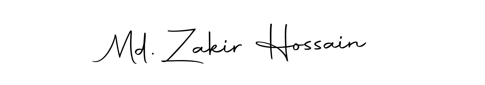 You should practise on your own different ways (Autography-DOLnW) to write your name (Md. Zakir Hossain) in signature. don't let someone else do it for you. Md. Zakir Hossain signature style 10 images and pictures png