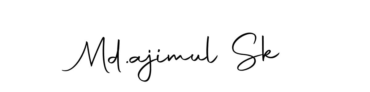 Make a beautiful signature design for name Md.ajimul Sk. Use this online signature maker to create a handwritten signature for free. Md.ajimul Sk signature style 10 images and pictures png