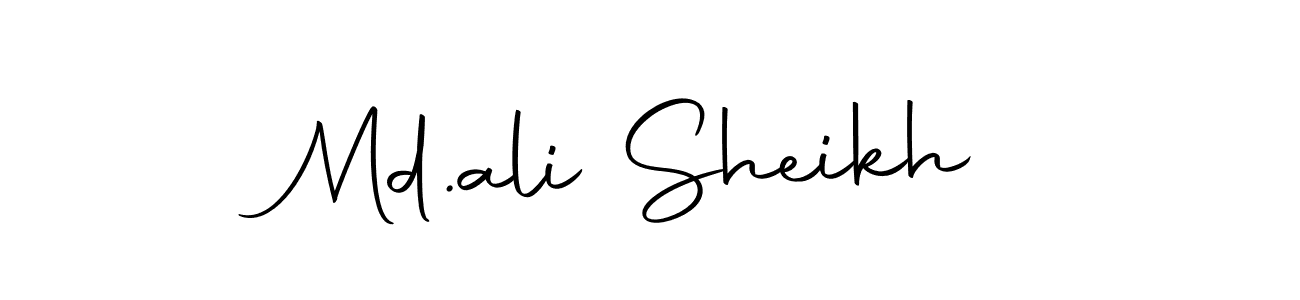 How to make Md.ali Sheikh signature? Autography-DOLnW is a professional autograph style. Create handwritten signature for Md.ali Sheikh name. Md.ali Sheikh signature style 10 images and pictures png