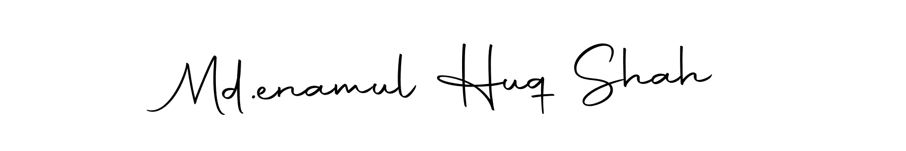 How to make Md.enamul Huq Shah name signature. Use Autography-DOLnW style for creating short signs online. This is the latest handwritten sign. Md.enamul Huq Shah signature style 10 images and pictures png