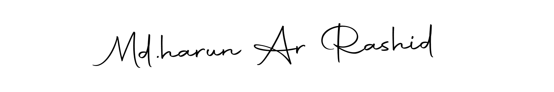 Make a beautiful signature design for name Md.harun Ar Rashid. With this signature (Autography-DOLnW) style, you can create a handwritten signature for free. Md.harun Ar Rashid signature style 10 images and pictures png