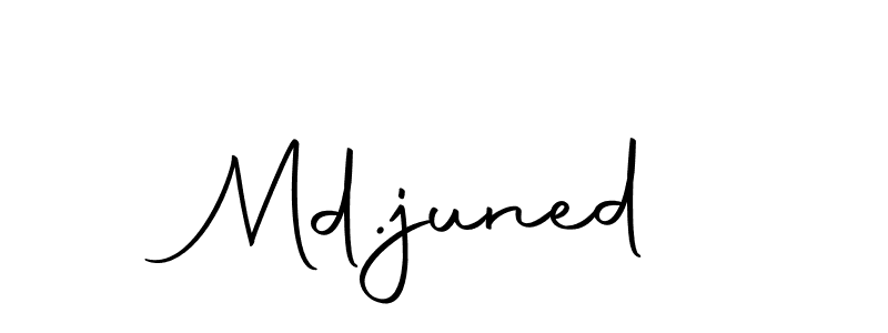 Md.juned stylish signature style. Best Handwritten Sign (Autography-DOLnW) for my name. Handwritten Signature Collection Ideas for my name Md.juned. Md.juned signature style 10 images and pictures png