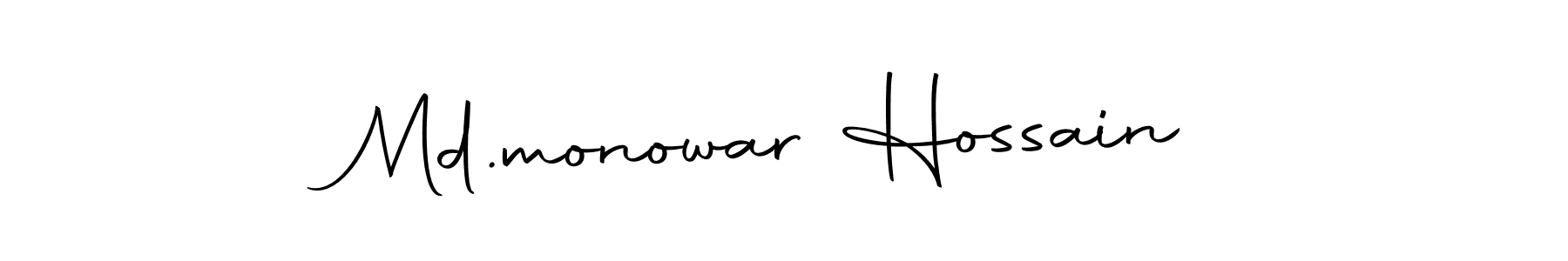 You can use this online signature creator to create a handwritten signature for the name Md.monowar Hossain. This is the best online autograph maker. Md.monowar Hossain signature style 10 images and pictures png