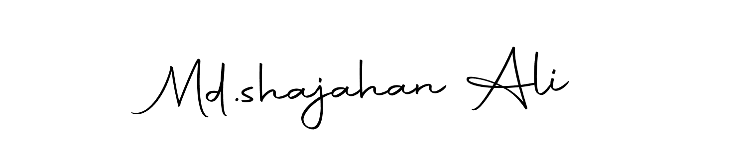 if you are searching for the best signature style for your name Md.shajahan Ali. so please give up your signature search. here we have designed multiple signature styles  using Autography-DOLnW. Md.shajahan Ali signature style 10 images and pictures png
