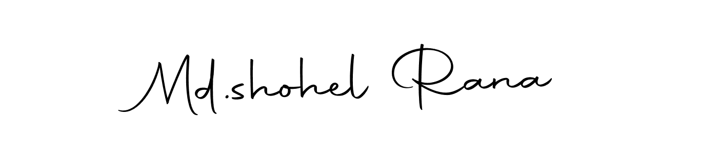 Make a beautiful signature design for name Md.shohel Rana. Use this online signature maker to create a handwritten signature for free. Md.shohel Rana signature style 10 images and pictures png