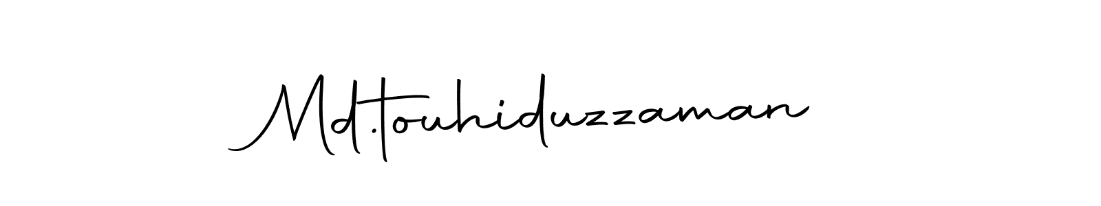 Also we have Md.touhiduzzaman name is the best signature style. Create professional handwritten signature collection using Autography-DOLnW autograph style. Md.touhiduzzaman signature style 10 images and pictures png