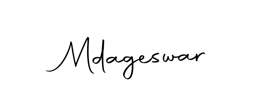 Design your own signature with our free online signature maker. With this signature software, you can create a handwritten (Autography-DOLnW) signature for name Mdageswar. Mdageswar signature style 10 images and pictures png