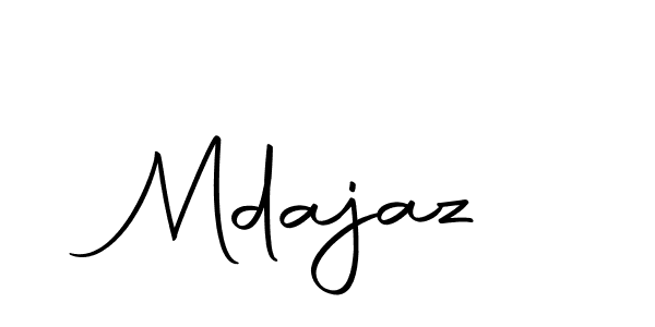 Mdajaz stylish signature style. Best Handwritten Sign (Autography-DOLnW) for my name. Handwritten Signature Collection Ideas for my name Mdajaz. Mdajaz signature style 10 images and pictures png