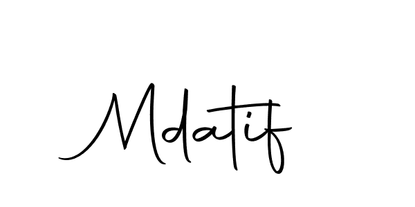 It looks lik you need a new signature style for name Mdatif. Design unique handwritten (Autography-DOLnW) signature with our free signature maker in just a few clicks. Mdatif signature style 10 images and pictures png