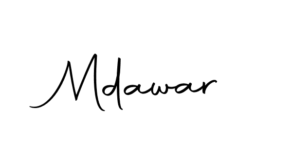 Create a beautiful signature design for name Mdawar. With this signature (Autography-DOLnW) fonts, you can make a handwritten signature for free. Mdawar signature style 10 images and pictures png