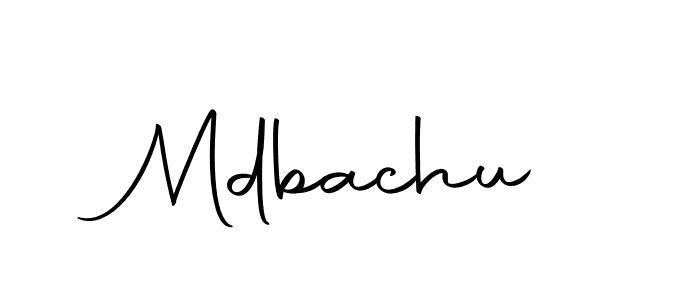 Similarly Autography-DOLnW is the best handwritten signature design. Signature creator online .You can use it as an online autograph creator for name Mdbachu. Mdbachu signature style 10 images and pictures png