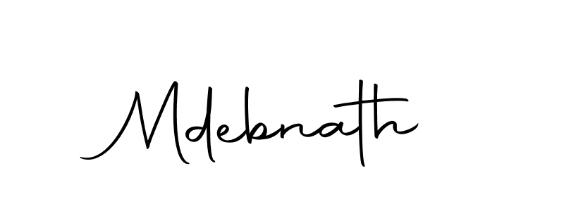 Use a signature maker to create a handwritten signature online. With this signature software, you can design (Autography-DOLnW) your own signature for name Mdebnath. Mdebnath signature style 10 images and pictures png