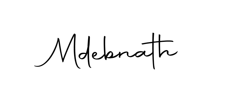 Use a signature maker to create a handwritten signature online. With this signature software, you can design (Autography-DOLnW) your own signature for name Mdebnath. Mdebnath signature style 10 images and pictures png