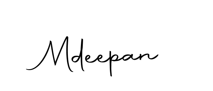 Mdeepan stylish signature style. Best Handwritten Sign (Autography-DOLnW) for my name. Handwritten Signature Collection Ideas for my name Mdeepan. Mdeepan signature style 10 images and pictures png