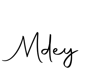 How to make Mdey signature? Autography-DOLnW is a professional autograph style. Create handwritten signature for Mdey name. Mdey signature style 10 images and pictures png