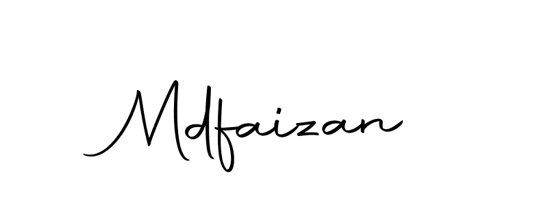 The best way (Autography-DOLnW) to make a short signature is to pick only two or three words in your name. The name Mdfaizan include a total of six letters. For converting this name. Mdfaizan signature style 10 images and pictures png