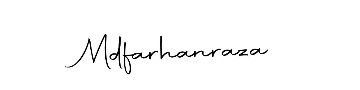 Make a beautiful signature design for name Mdfarhanraza. With this signature (Autography-DOLnW) style, you can create a handwritten signature for free. Mdfarhanraza signature style 10 images and pictures png