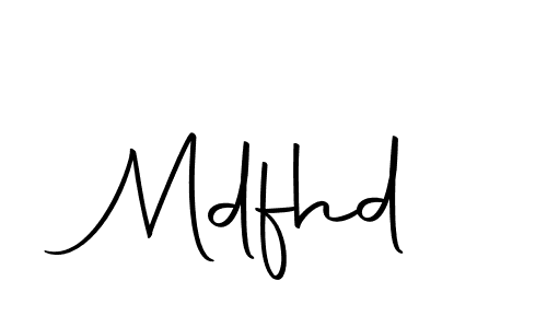 Similarly Autography-DOLnW is the best handwritten signature design. Signature creator online .You can use it as an online autograph creator for name Mdfhd. Mdfhd signature style 10 images and pictures png