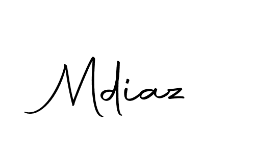 How to make Mdiaz name signature. Use Autography-DOLnW style for creating short signs online. This is the latest handwritten sign. Mdiaz signature style 10 images and pictures png