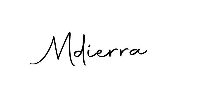 How to make Mdierra signature? Autography-DOLnW is a professional autograph style. Create handwritten signature for Mdierra name. Mdierra signature style 10 images and pictures png