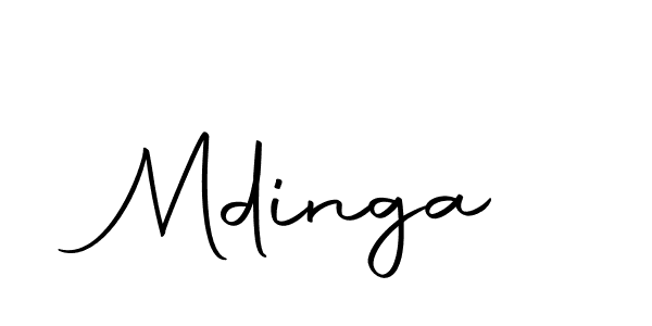You should practise on your own different ways (Autography-DOLnW) to write your name (Mdinga) in signature. don't let someone else do it for you. Mdinga signature style 10 images and pictures png