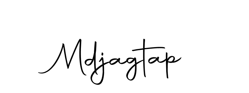 How to make Mdjagtap name signature. Use Autography-DOLnW style for creating short signs online. This is the latest handwritten sign. Mdjagtap signature style 10 images and pictures png