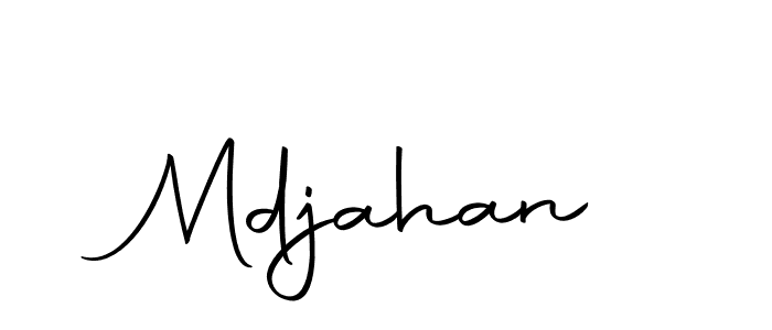 Make a beautiful signature design for name Mdjahan. Use this online signature maker to create a handwritten signature for free. Mdjahan signature style 10 images and pictures png