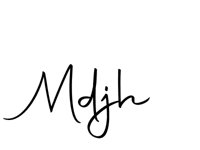 The best way (Autography-DOLnW) to make a short signature is to pick only two or three words in your name. The name Mdjh include a total of six letters. For converting this name. Mdjh signature style 10 images and pictures png