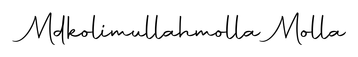 Use a signature maker to create a handwritten signature online. With this signature software, you can design (Autography-DOLnW) your own signature for name Mdkolimullahmolla Molla. Mdkolimullahmolla Molla signature style 10 images and pictures png