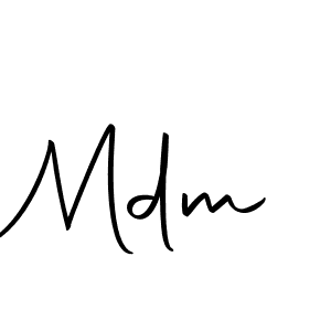 Make a beautiful signature design for name Mdm. With this signature (Autography-DOLnW) style, you can create a handwritten signature for free. Mdm signature style 10 images and pictures png