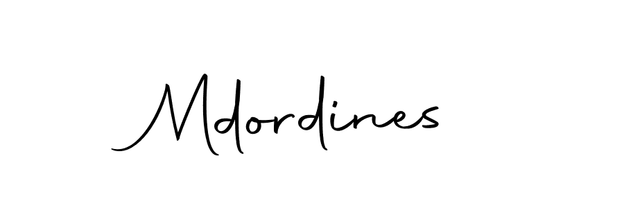 Use a signature maker to create a handwritten signature online. With this signature software, you can design (Autography-DOLnW) your own signature for name Mdordines. Mdordines signature style 10 images and pictures png