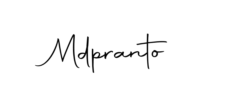 Design your own signature with our free online signature maker. With this signature software, you can create a handwritten (Autography-DOLnW) signature for name Mdpranto. Mdpranto signature style 10 images and pictures png